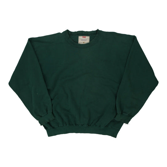 Vintage green Levis Sweatshirt - mens x-large
