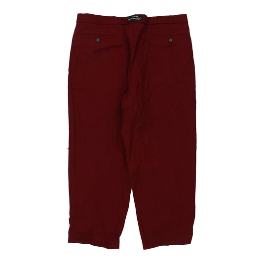 Vintage red Gardeur Trousers - mens 35" waist