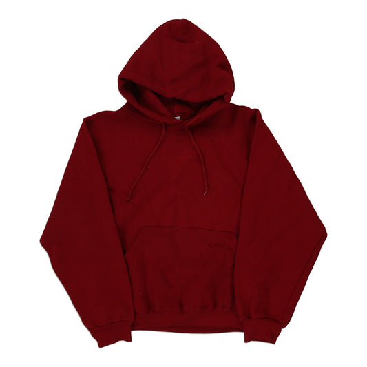 Vintage red Blank Russell Athletic Hoodie - mens x-small