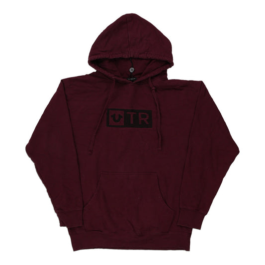 Vintage burgundy True Religion Hoodie - mens large