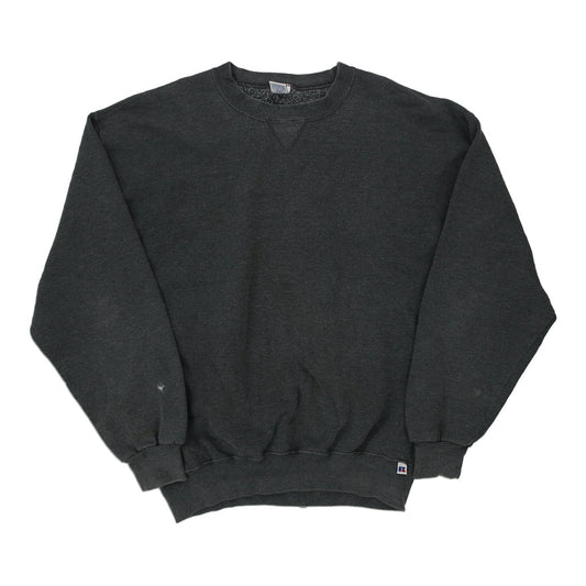 Vintage grey Blank Russell Athletic Sweatshirt - mens x-large