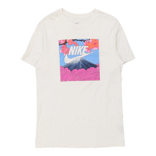 Vintage white Nike T-Shirt - mens small