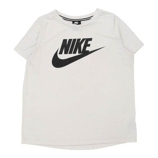 Vintage white Nike T-Shirt - mens x-large