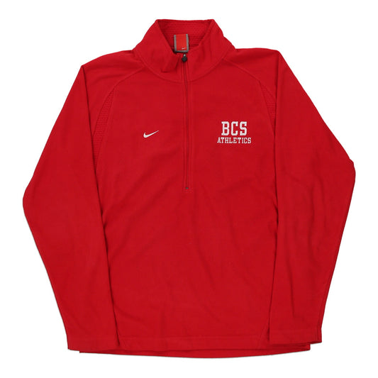 Vintage red BCS Atheltics Nike Fleece - mens medium