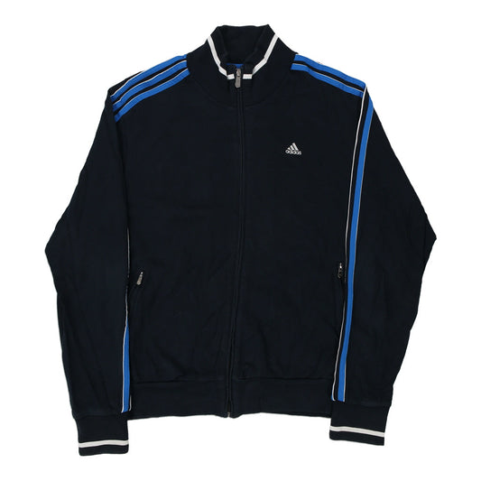Vintage navy Adidas Zip Up - mens large