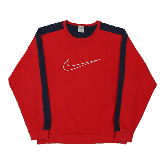 Vintage red Nike Sweatshirt - mens medium