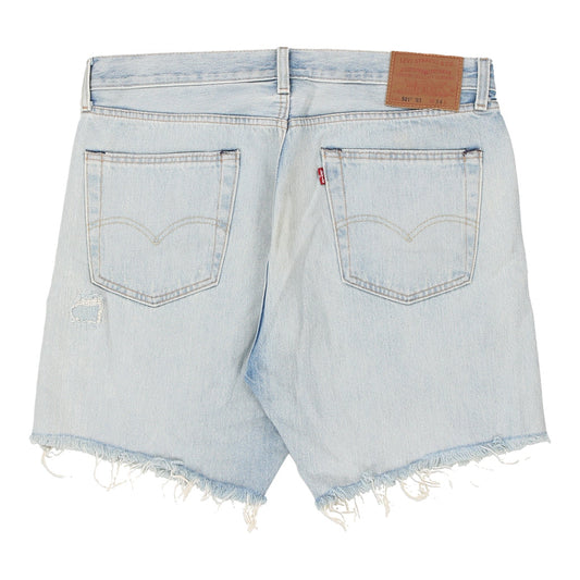 Vintage light wash 501 Levis Denim Shorts - womens 34" waist