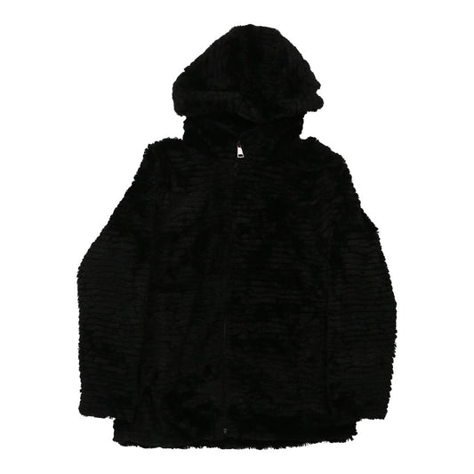 Vintage Unbranded Coat - Medium Black Faux Fur