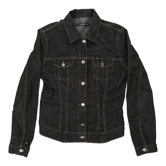 Vintage Gas Denim Jacket - Small Dark Wash Cotton