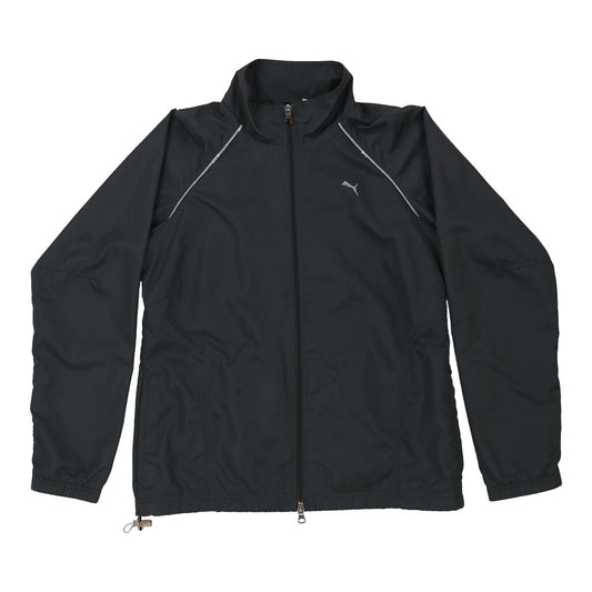 Vintage Puma Track Jacket - Medium Grey Polyester