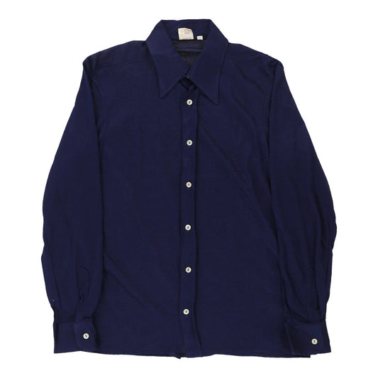 Vintage navy 1970's Montefibre Shirt - womens medium