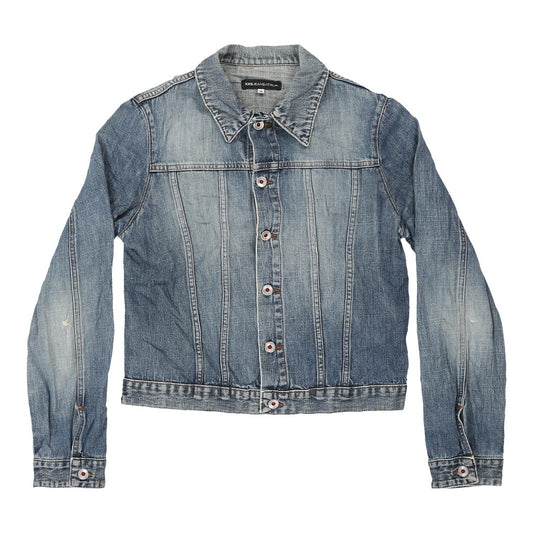 Vintage blue Y2K Jeans Italia Denim Jacket - womens x-small