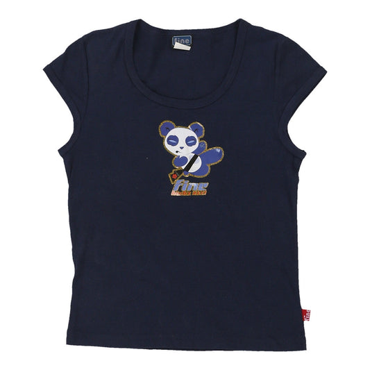 Vintage navy Fine T-Shirt - womens small