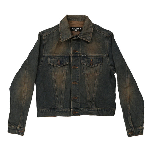 Vintage dark wash Y2K Wampum Denim Jacket - womens small