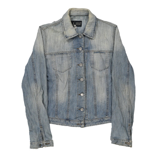 Vintage light wash Y2K Armani Jeans Denim Jacket - womens medium