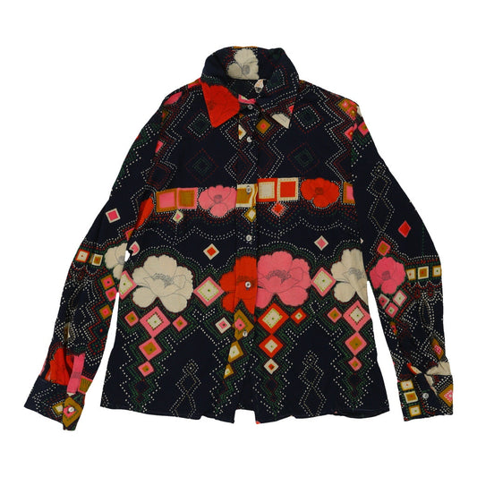 Vintage multicoloured 1970's Magit Patterned Shirt - womens small
