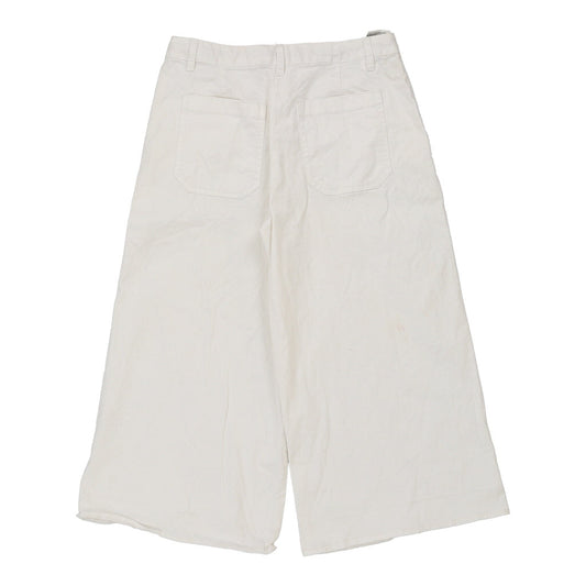 Vintage Benetton Shorts - 28W UK 8 White Cotton