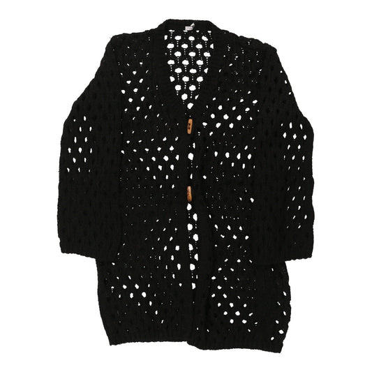 Vintage Estito Di Conbipel Cardigan - Medium Black Acrylic Blend