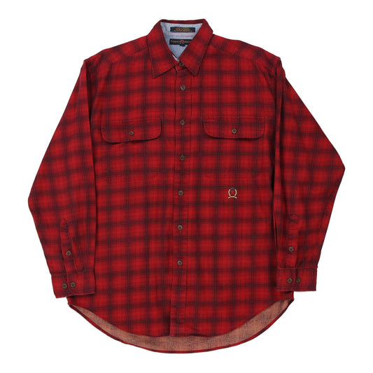 Vintage red Tommy Hilfiger Flannel Shirt - mens medium
