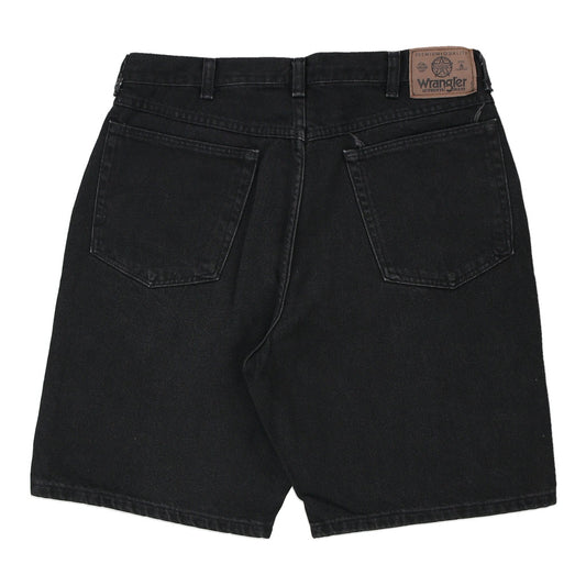 Vintage black Wrangler Denim Shorts - mens 32" waist
