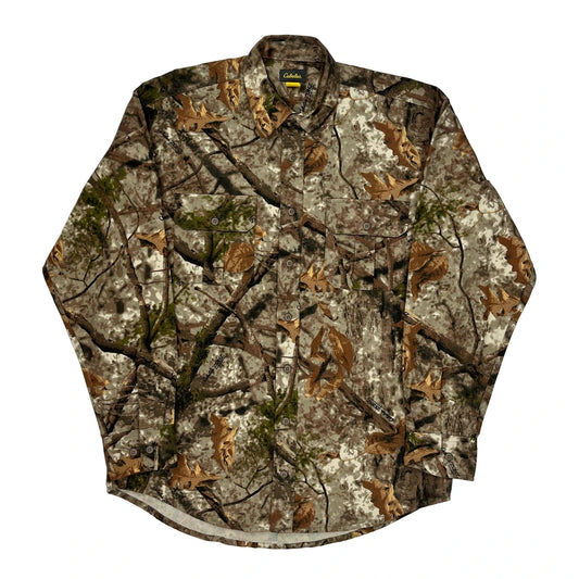 Cabelas Camo Shirt - Medium Camo Cotton