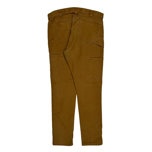 Unbranded Carpenter Trousers - 33W UK 14 Brown Cotton