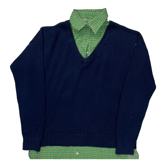 Ralph Lauren Jumper - Medium Blue Cotton