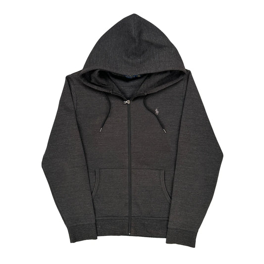 Polo By Ralph Lauren Hoodie - Large Grey Cotton Blend