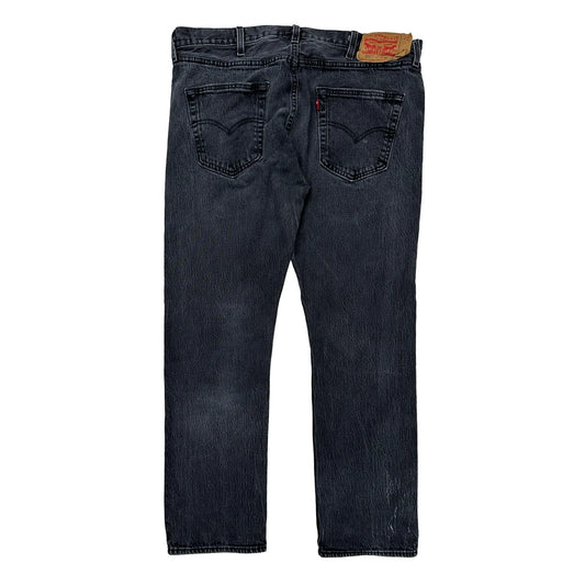 501 Levis Jeans - 36W 30L Grey Cotton