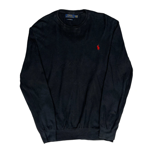 Polo By Ralph Lauren Long Sleeve T-Shirt - XL Black Cotton