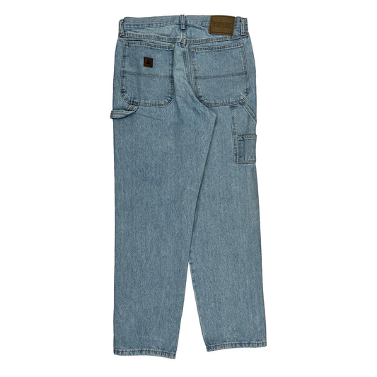 Wrangler Carpenter Jeans - 32W 32L Light Wash Cotton