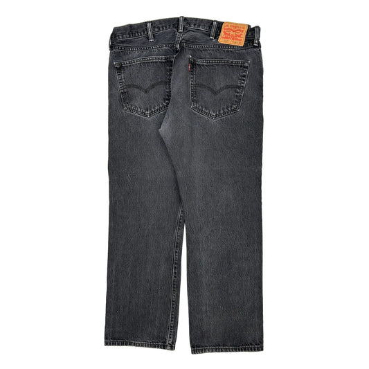 501 Levis Jeans - 36W 30L Grey Cotton