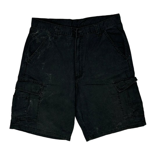 Levis Cargo Shorts - 34W 10L Black Cotton