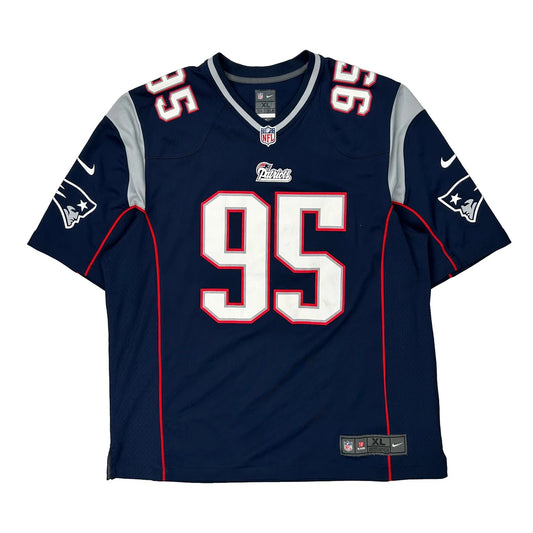 New England Patriots Nike Nfl Jersey - XL Navy Polyester