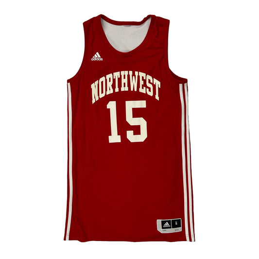 Northwest Adidas College Jersey - Small Red Polyester