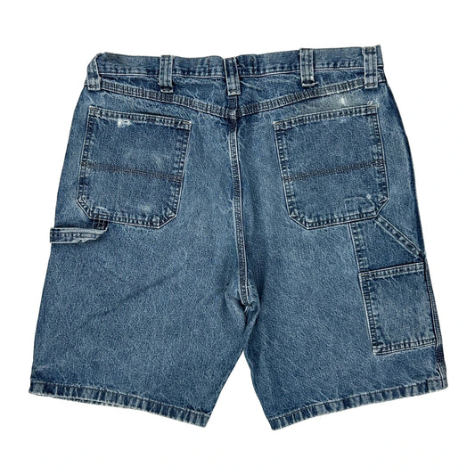 Wrangler Denim Shorts - 36W 9L Blue Denim