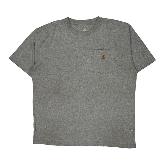 Carhartt T-Shirt - XL Grey Cotton