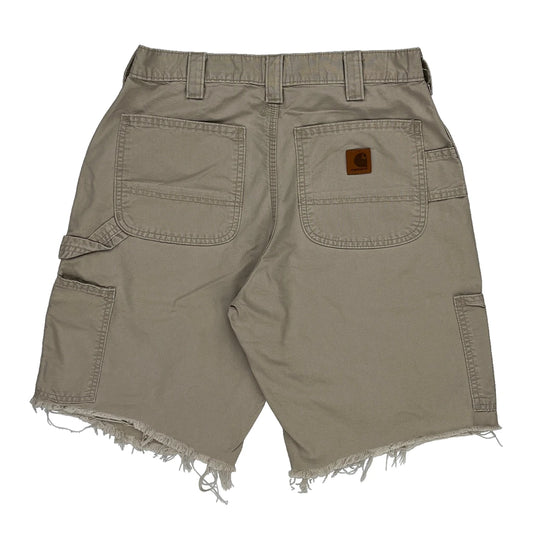 Carhartt Carpenter Shorts - 30W 10L Beige Cotton
