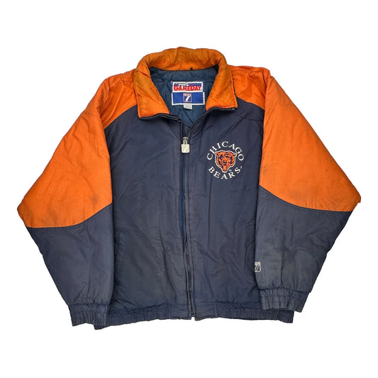 Chicago Bears Logo 7 Nfl Jacket - XL Navy Nylon
