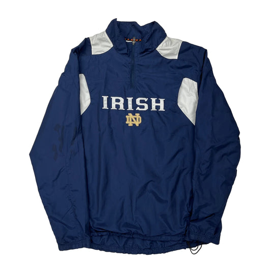 Irish Adidas Windbreaker - No Size Blue Nylon