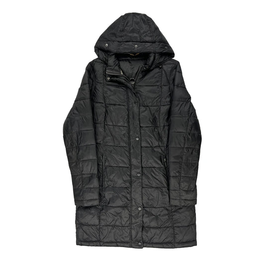 Winter Tartan Barbour Puffer - Medium Black Polyester