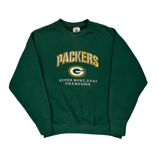 Green Bay Packers Delta Nfl Sweatshirt - Large Green Cotton
