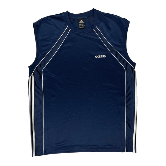 Adidas Jersey - Large Navy Polyester
