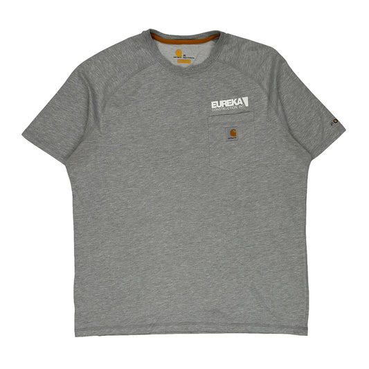 Eureka Construction, Inc. Carhartt T-Shirt - XL Grey Cotton