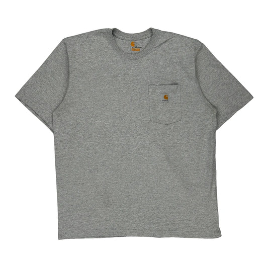 Carhartt T-Shirt - XL Grey Cotton