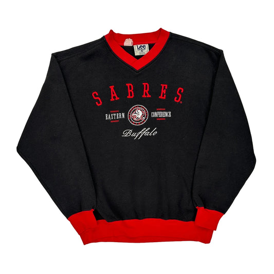Buffalo Sabres Lee Nhl Sweatshirt - Large Black Polyester Blend