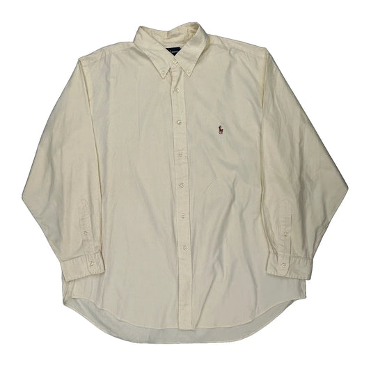 Ralph Lauren Shirt - 2XL Cream Cotton