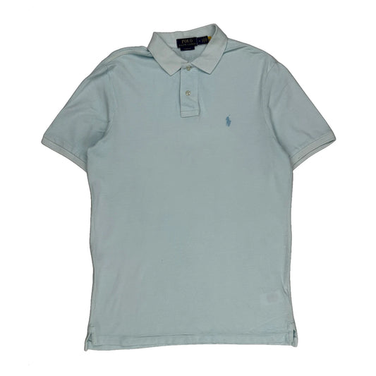 Polo By Ralph Lauren Polo Shirt - Medium Blue Cotton