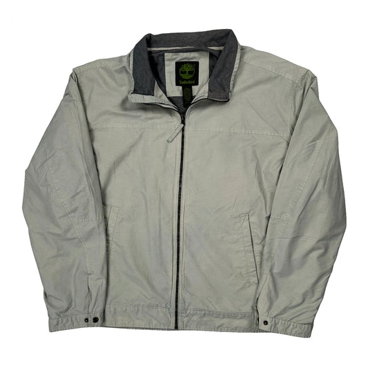 Timberland Jacket - 2XL Grey Cotton Blend