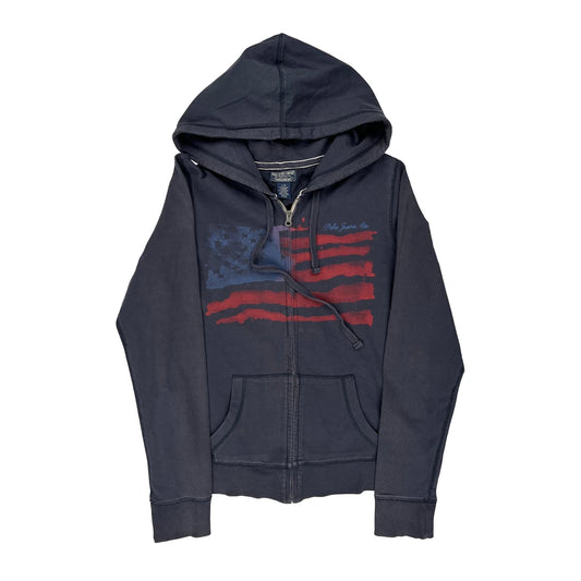 Polo By Ralph Lauren Hoodie - Large Navy Cotton
